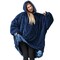 Reversible Oversized Hoodie Blanket for Adults